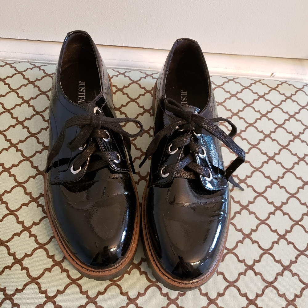 Just Fab Patten leather shoes